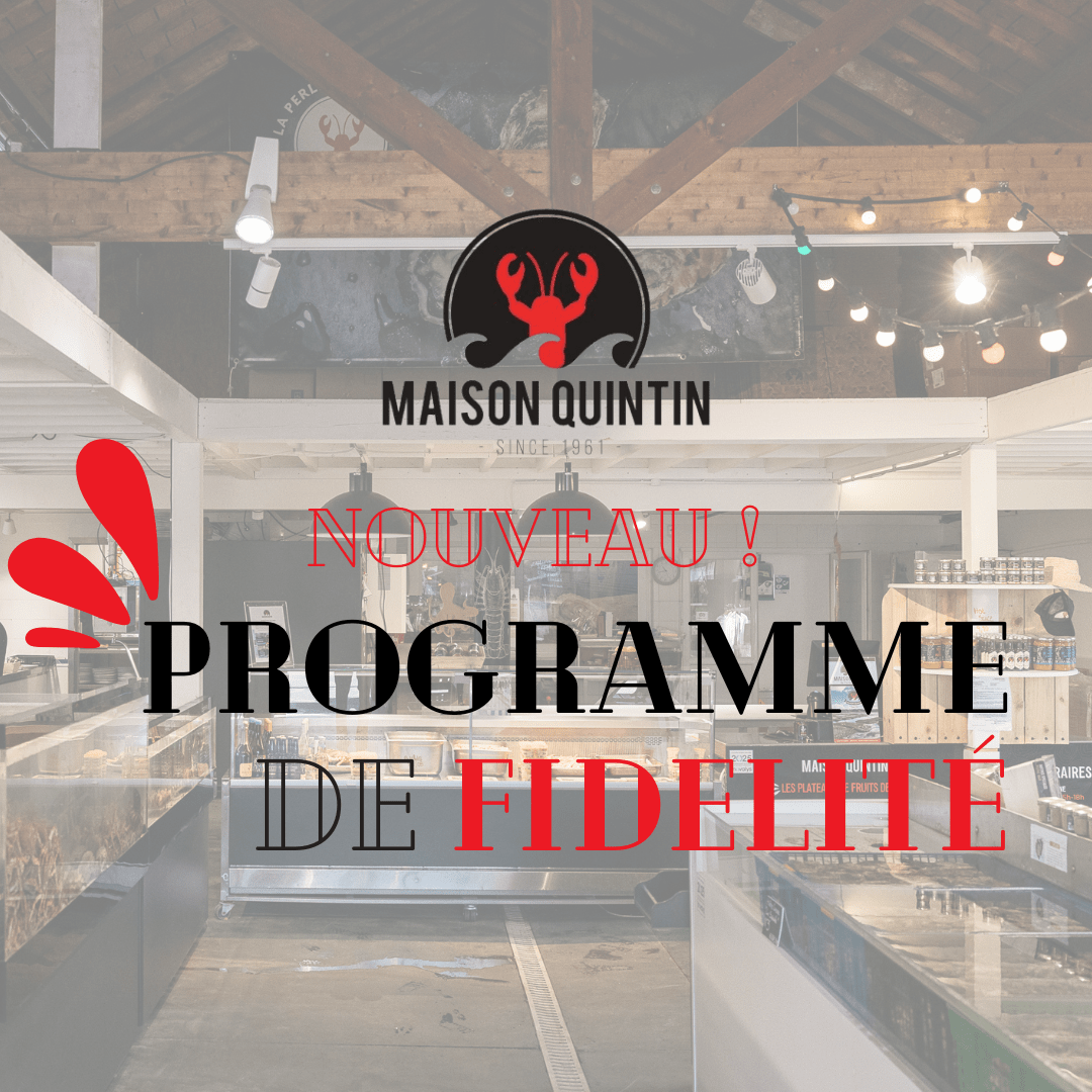 Chers amateurs d’huîtres et de produits de la mer, Le printemps arrive et avec lui, une nouvelle saison s'ouvre à La Dégustation Chez Quintin ! Nous avons hâte de vous retrouver à partir du 4 avri
