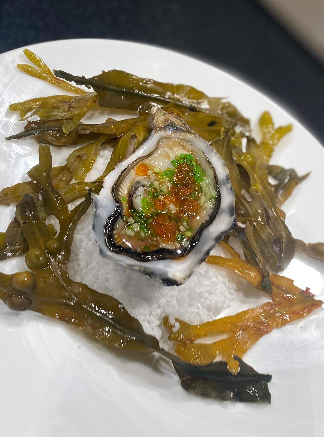 Huitre à la japonnaise