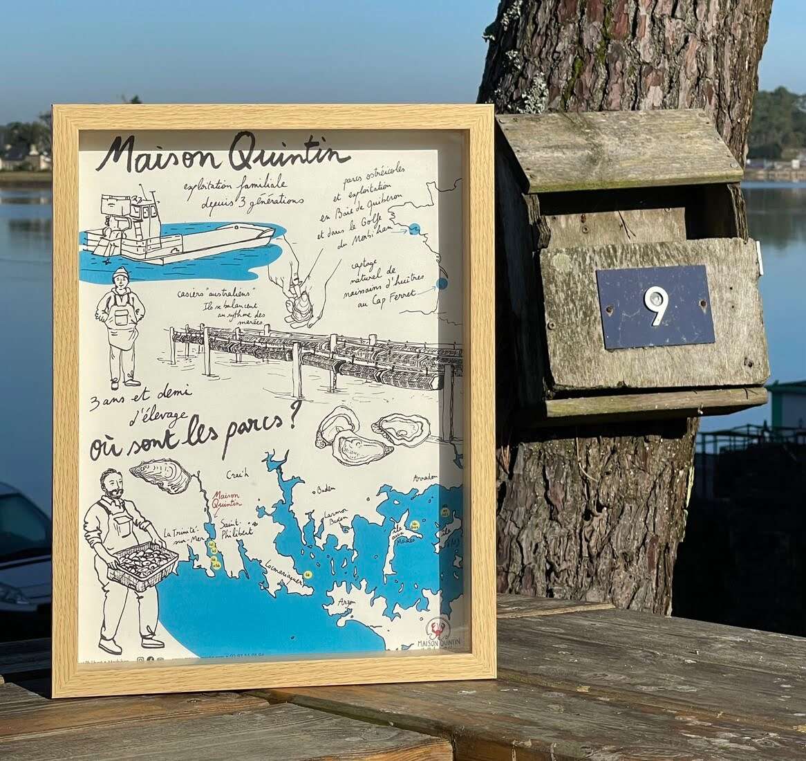 Affiche parcs à huîtres