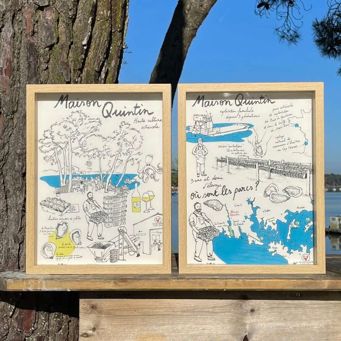 Affiches ostréicoles Morbihan