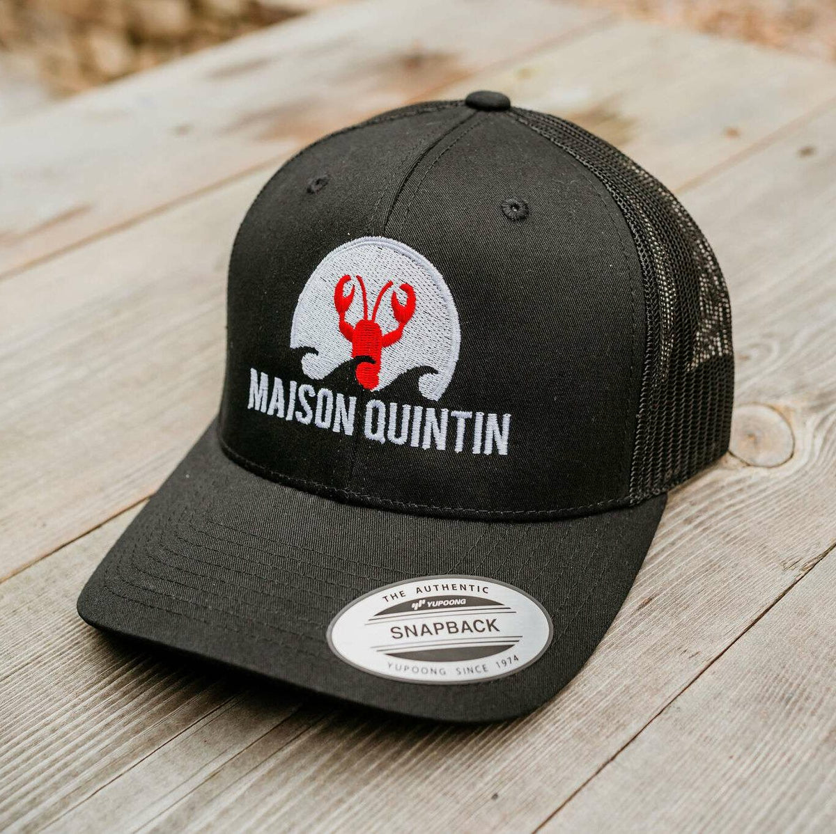 Casquette noire homard