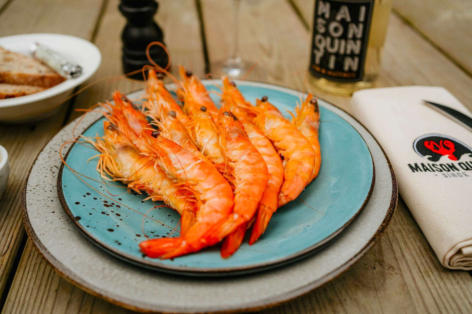 Livraison de crevettes