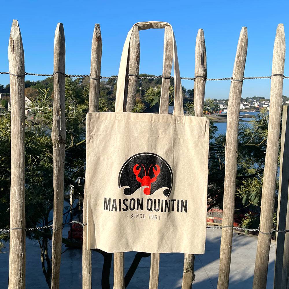 Tote bag logo Maison Quintin