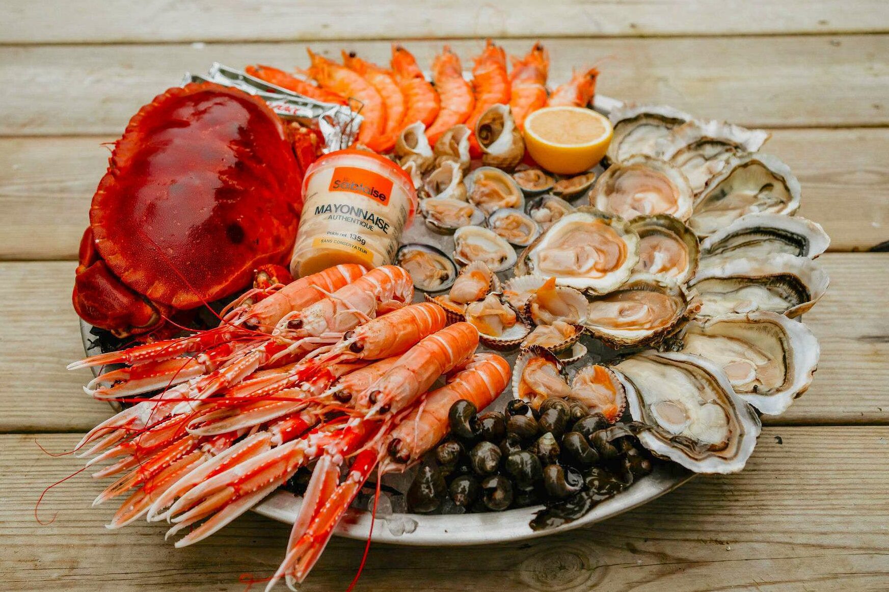 Livraison de fruits de mer